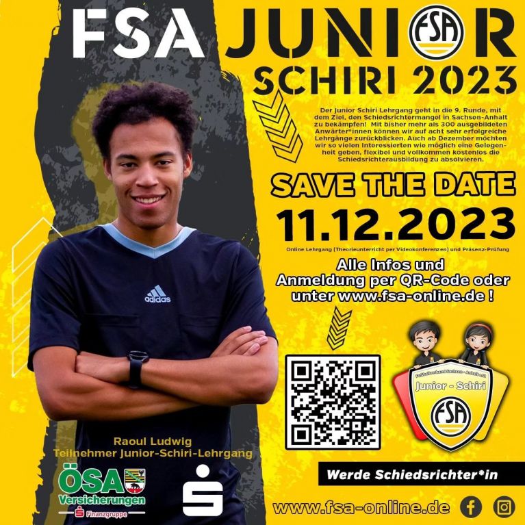 9.Junior-Schieri-Lehrgang startet am 11.12.23