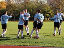 Jubel bei Turbine II über das 3:1