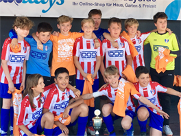 Die D3-Junioren holen den Turniersieg in Reideburg