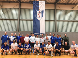 Die Kicker beim Turbine-Elternturnier