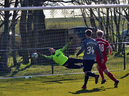 Reppichaus Keeper Kaulitzki verhindert den Turbine-Anschlusstreffer