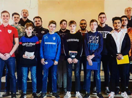 Die Anwärter des Schiedsrichterlehrganges (Quelle: SFV Halle)