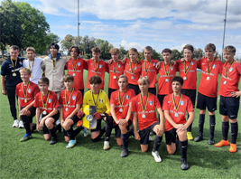 Medaillenübergabe für unsere aktuelle B2-Jugend