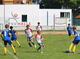 5:0 gewinnen unsere E1-Junioren beim PSV Halle und werden Vizemeister