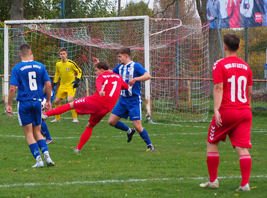 Einer der wenigen gefährlichen Momente vor dem Tor von Erik Ziedelmann