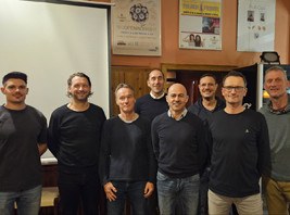 Die neue Abteilungsleitung Fußball (von links: Tom Hogrefe, Marko Balzer, Detlef Thürkow, Rico Quaiser, Arndt Steinleitner, Henry Seidel, Daniel Wurbs, Jens Zeidler - Es fehlt: Frank Heyroth)