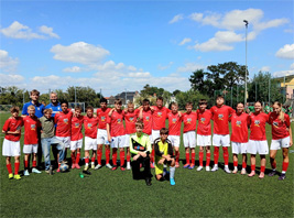 Unsere U15 nach dem Sieg gegen Piesteritz